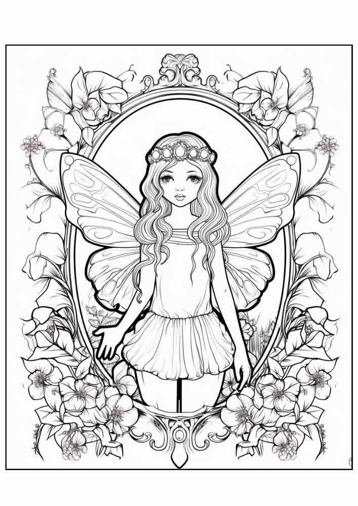 Fairy Coloring Page 83