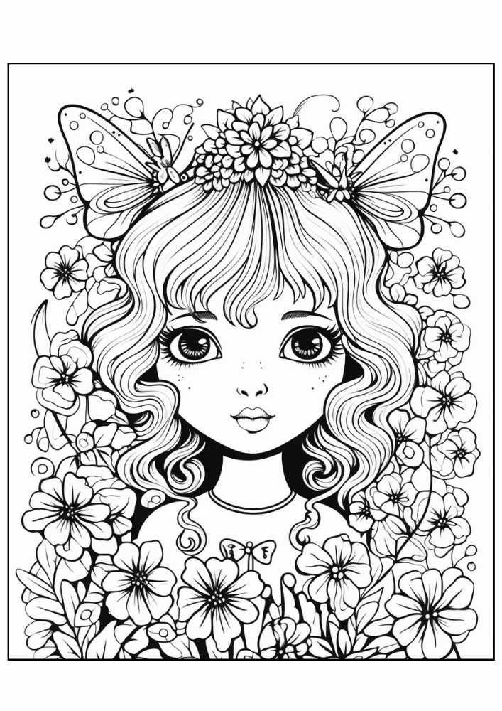 Fairy Coloring Page 86