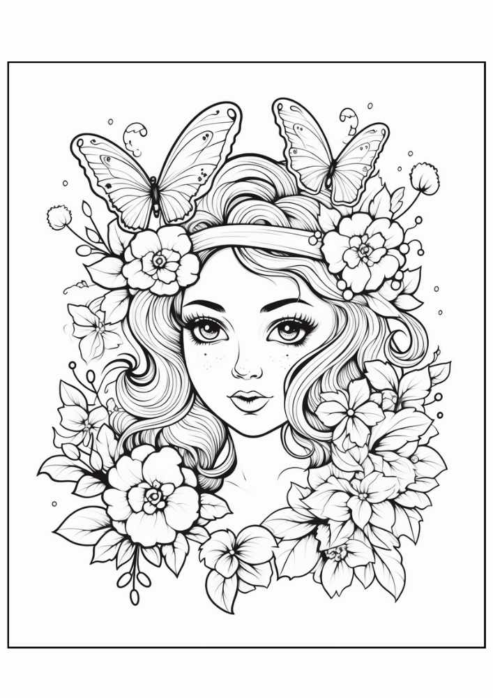 Fairy Coloring Page 95