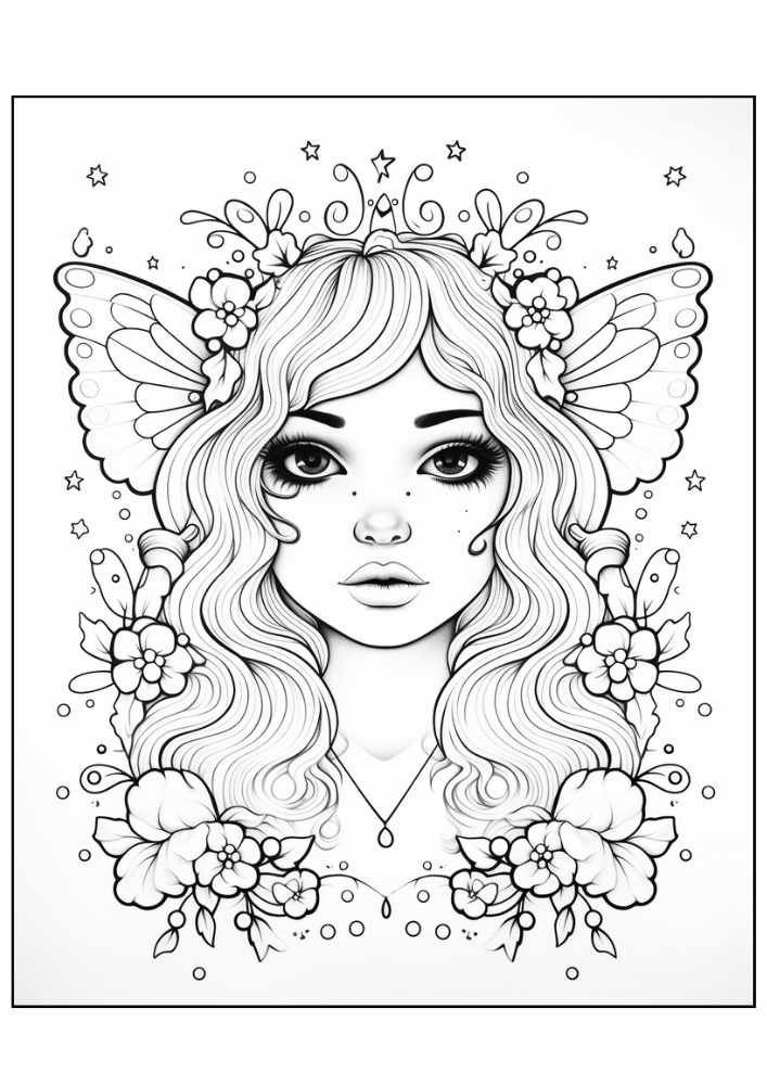 Fairy Coloring Page 96