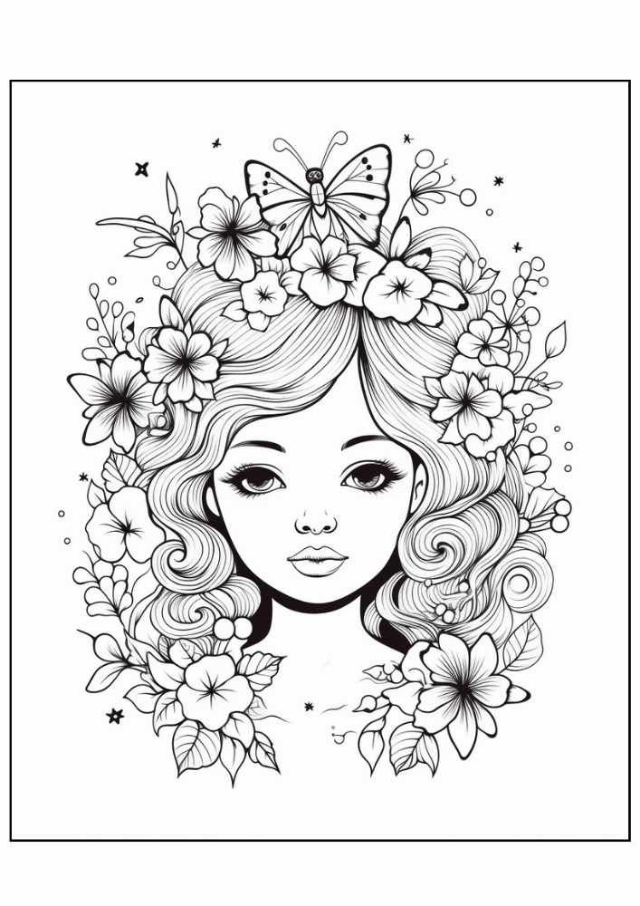 Fairy Coloring Page 97