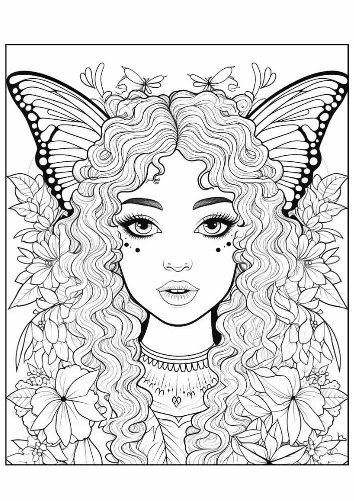 Fairy Coloring Page 98
