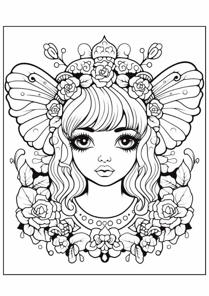 Fairy Coloring Page 99