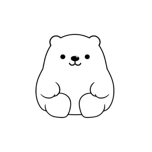 Free Polar Bear Coloring Pages For Kids - Crafty Cici Joy