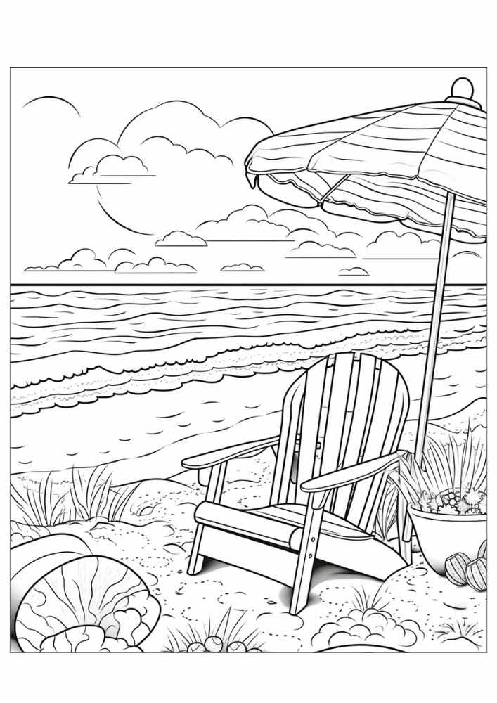 Summer Coloring Pages For Adults (100% Free PDF Printable) - Crafty ...