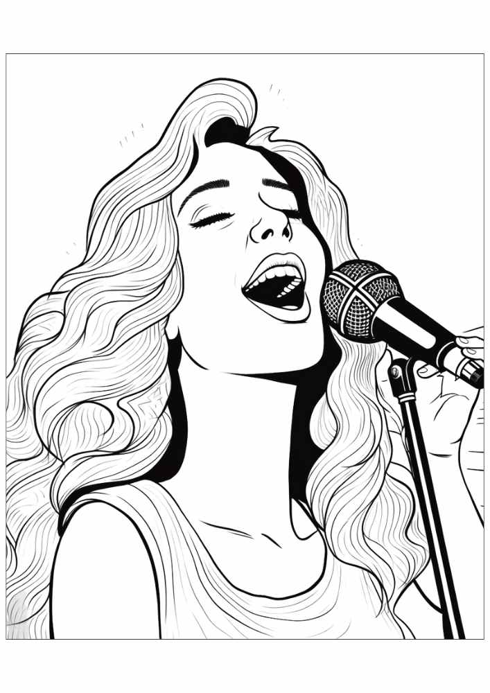 Woman Coloring Pages 13