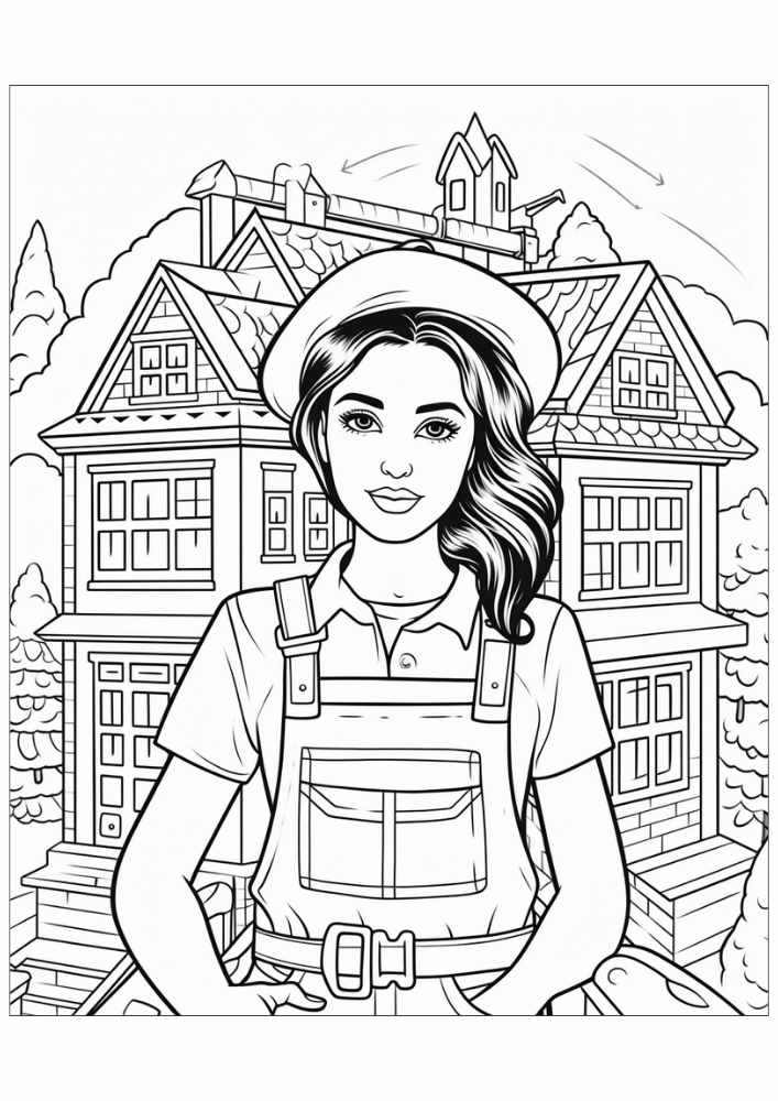 Woman Coloring Pages 22