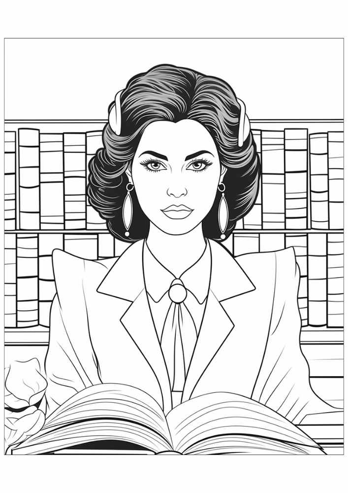Woman Coloring Pages 27