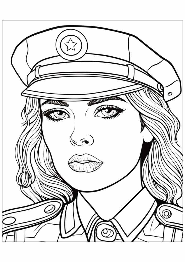 Woman Coloring Pages 28