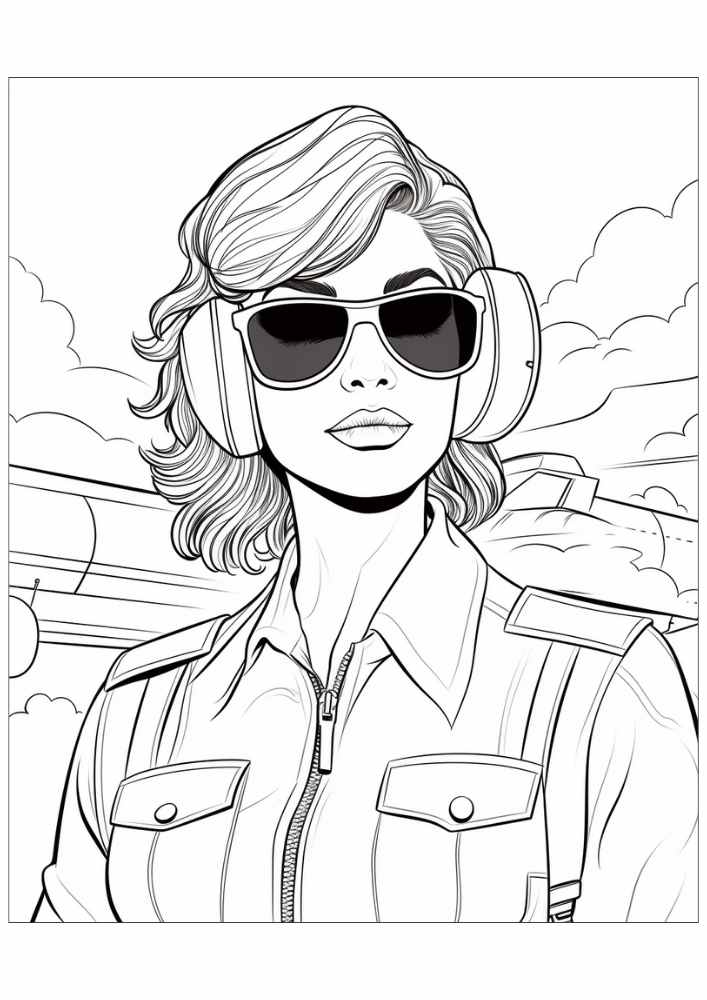 Woman Coloring Pages 30