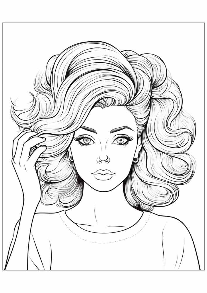 Woman Coloring Pages 32
