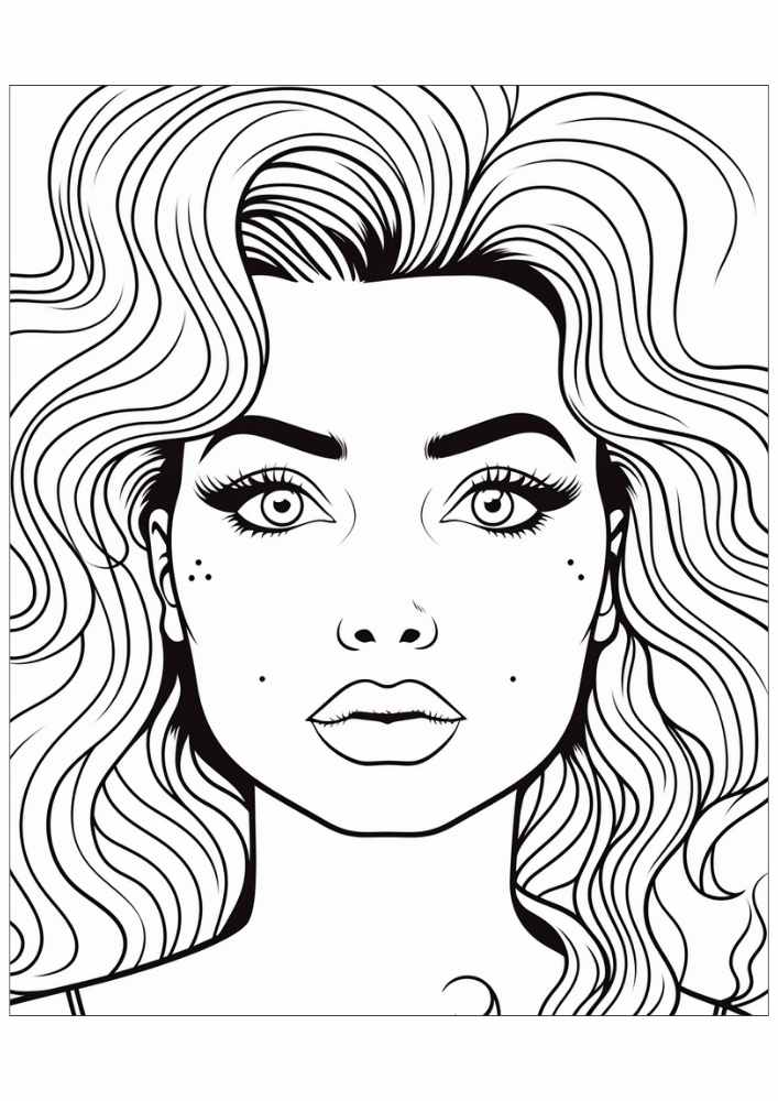 Woman Coloring Pages 36