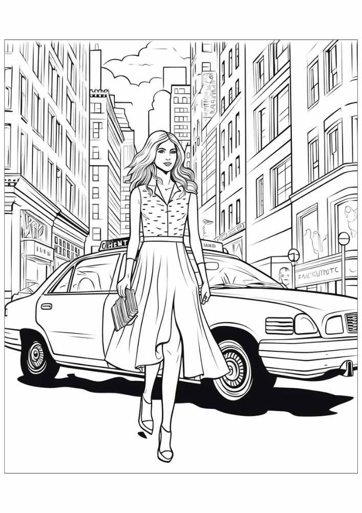 Woman Coloring Pages 44