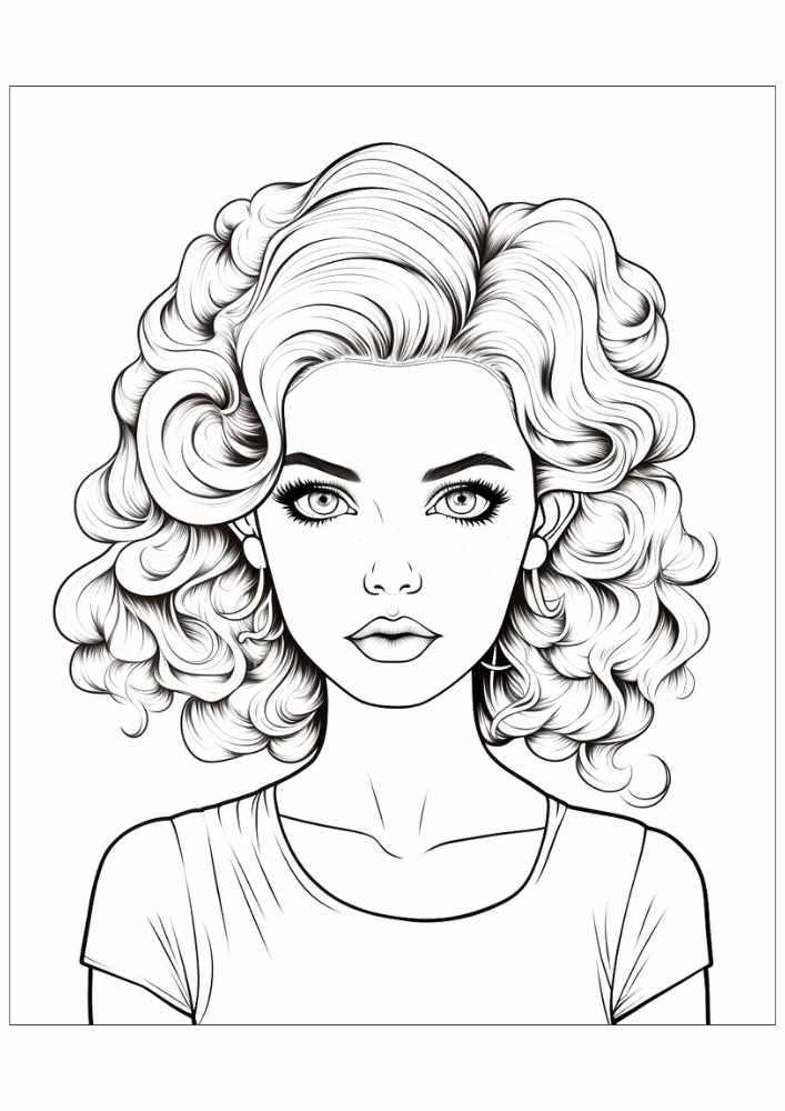 Woman Coloring Pages 45