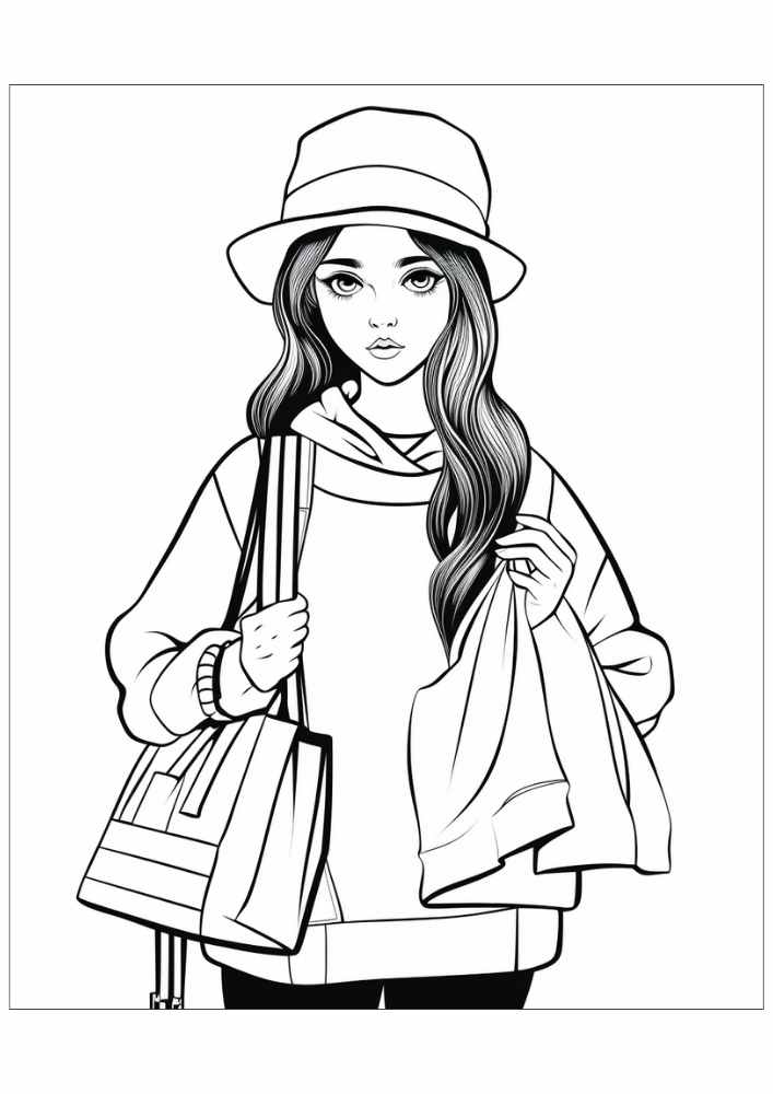 Woman Coloring Pages 46