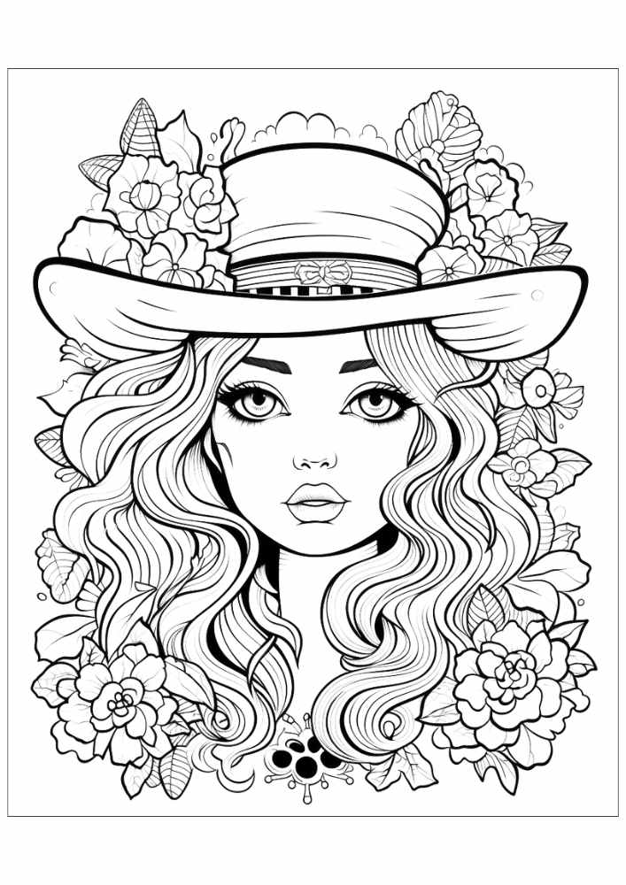 Woman Coloring Pages 47