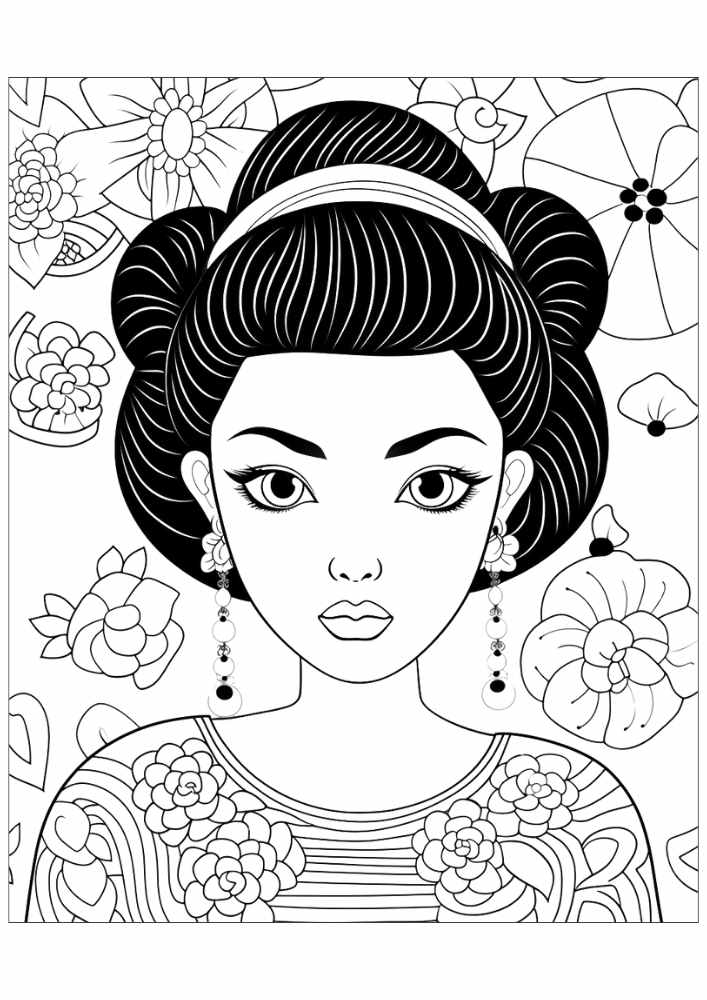 Woman Coloring Pages 6
