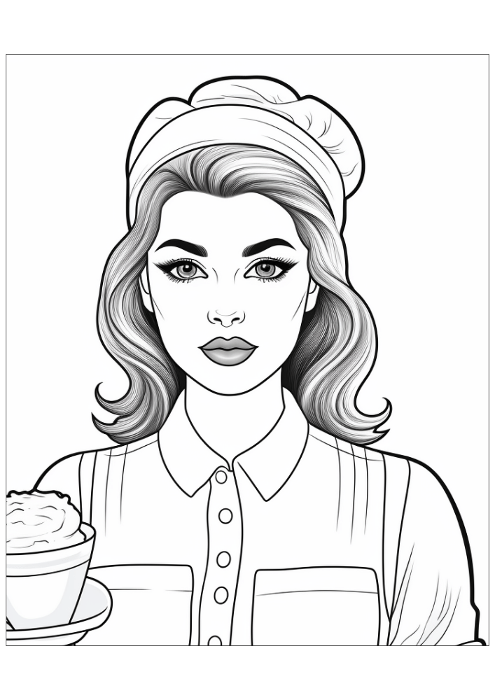 Woman Coloring Pages