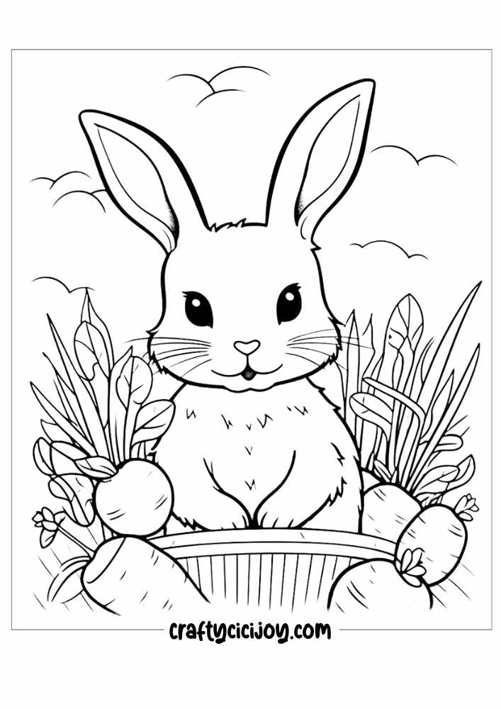 30 Easter Coloring Pages For Adults (100% Free PDF Printable) - Crafty ...