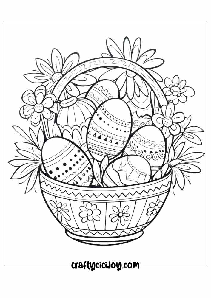 30+ Free Easter Coloring Pages For Adults