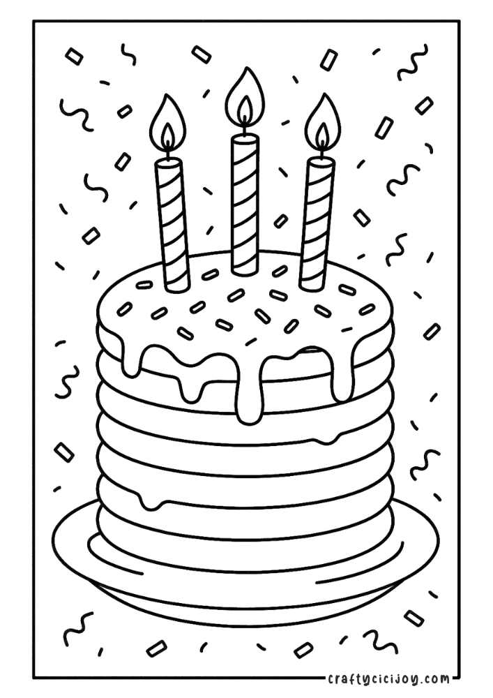 Pancake Coloring Pages (20 Free Printable PDFs) 4 Pancakes Coloring Pages 5