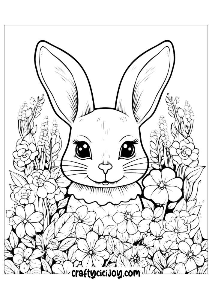 Free Spring Coloring Pages For - Spring Coloring Page For Adults 17 