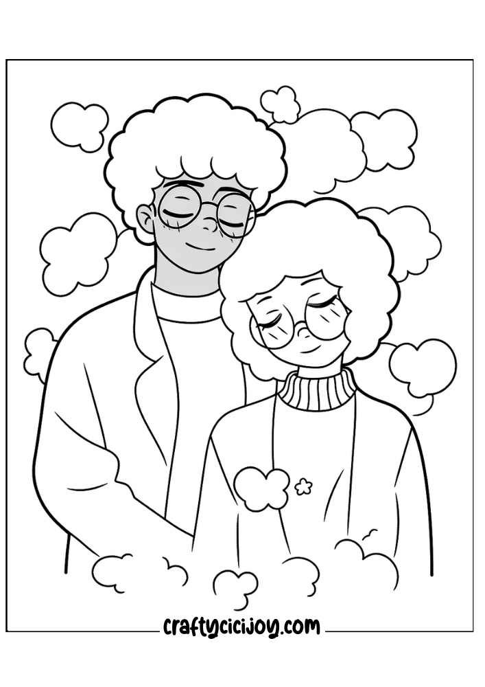 Cute Valentine's Coloring Pages (100% Free PDF Printable) | Crafty Cici Joy