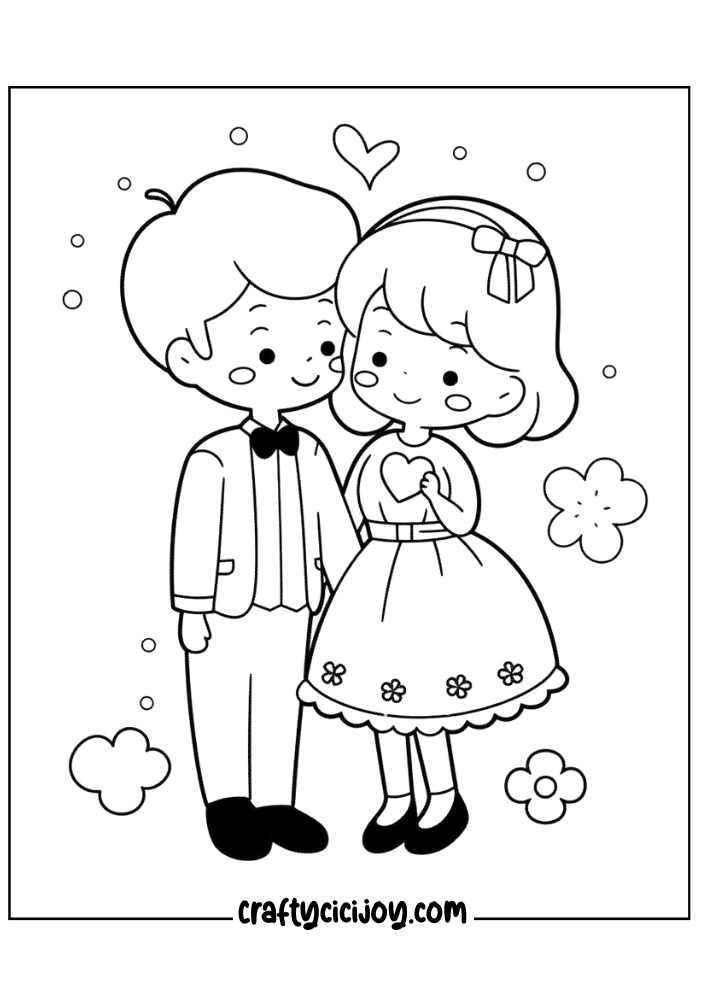 30 Free Printable Cute Valentine's Coloring Pages - Crafty Cici Joy