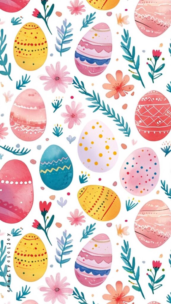 100+ Aesthetic Easter Wallpapers 11 easter patter wallpaper 11
