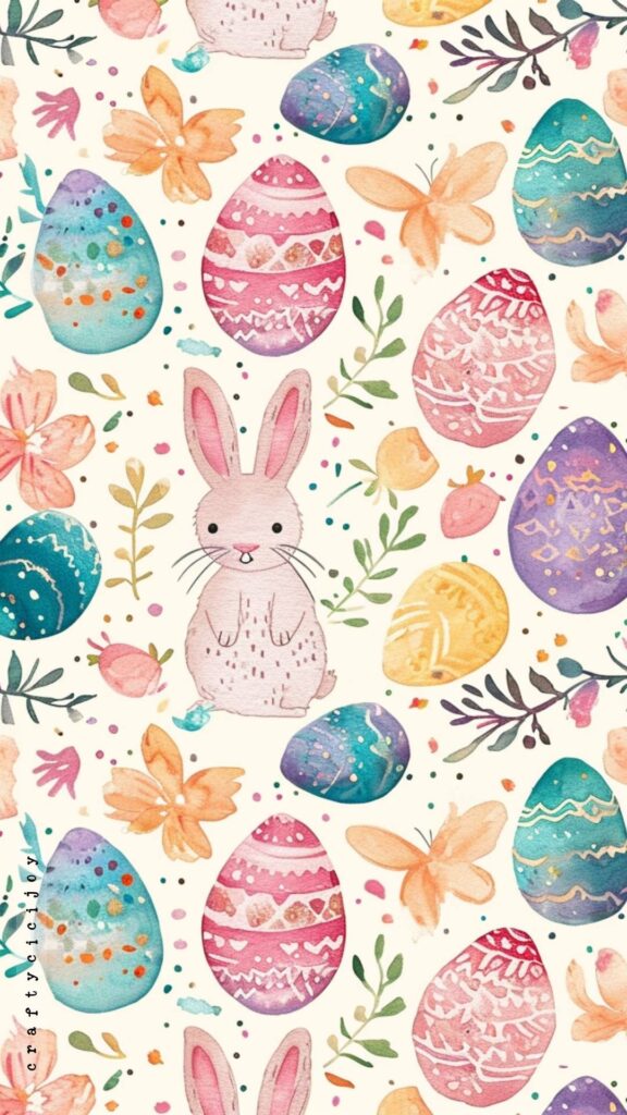 100+ Aesthetic Easter Wallpapers 13 easter patter wallpaper 13