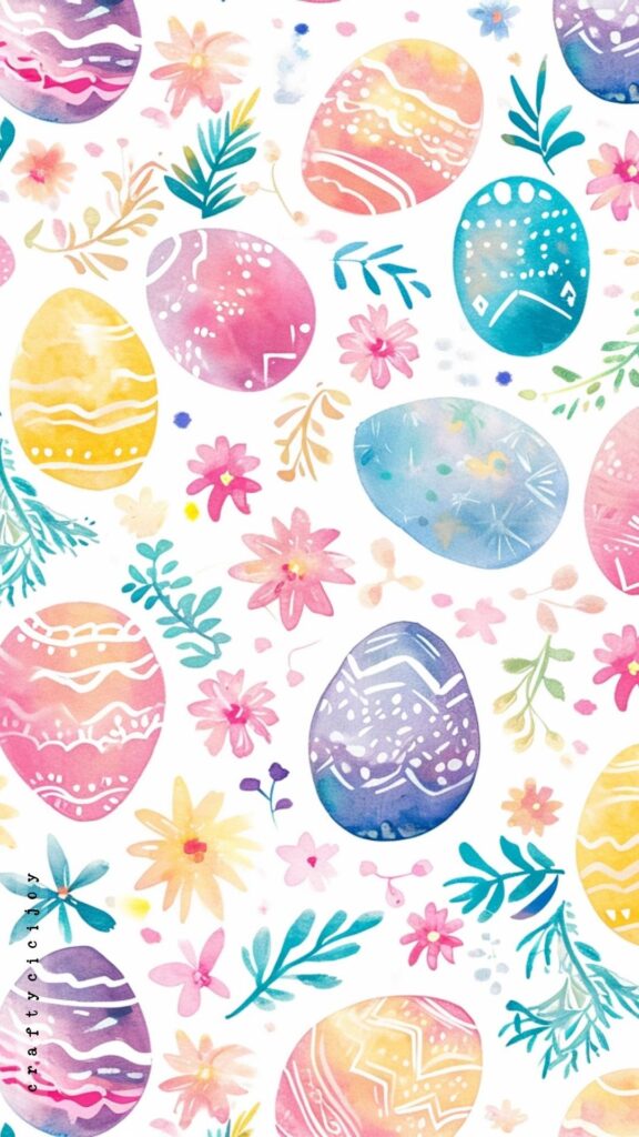 100+ Aesthetic Easter Wallpapers 30 easter patter wallpaper 15