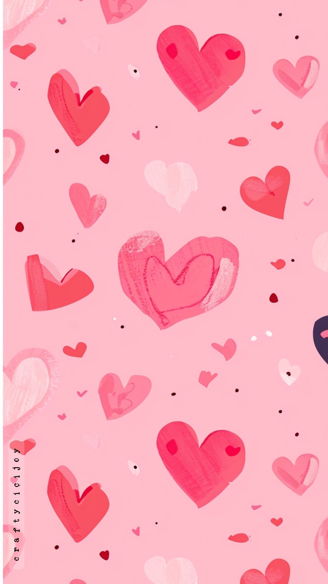 90 Cute Love Heart Phone Wallpapers - Crafty Cici Joy