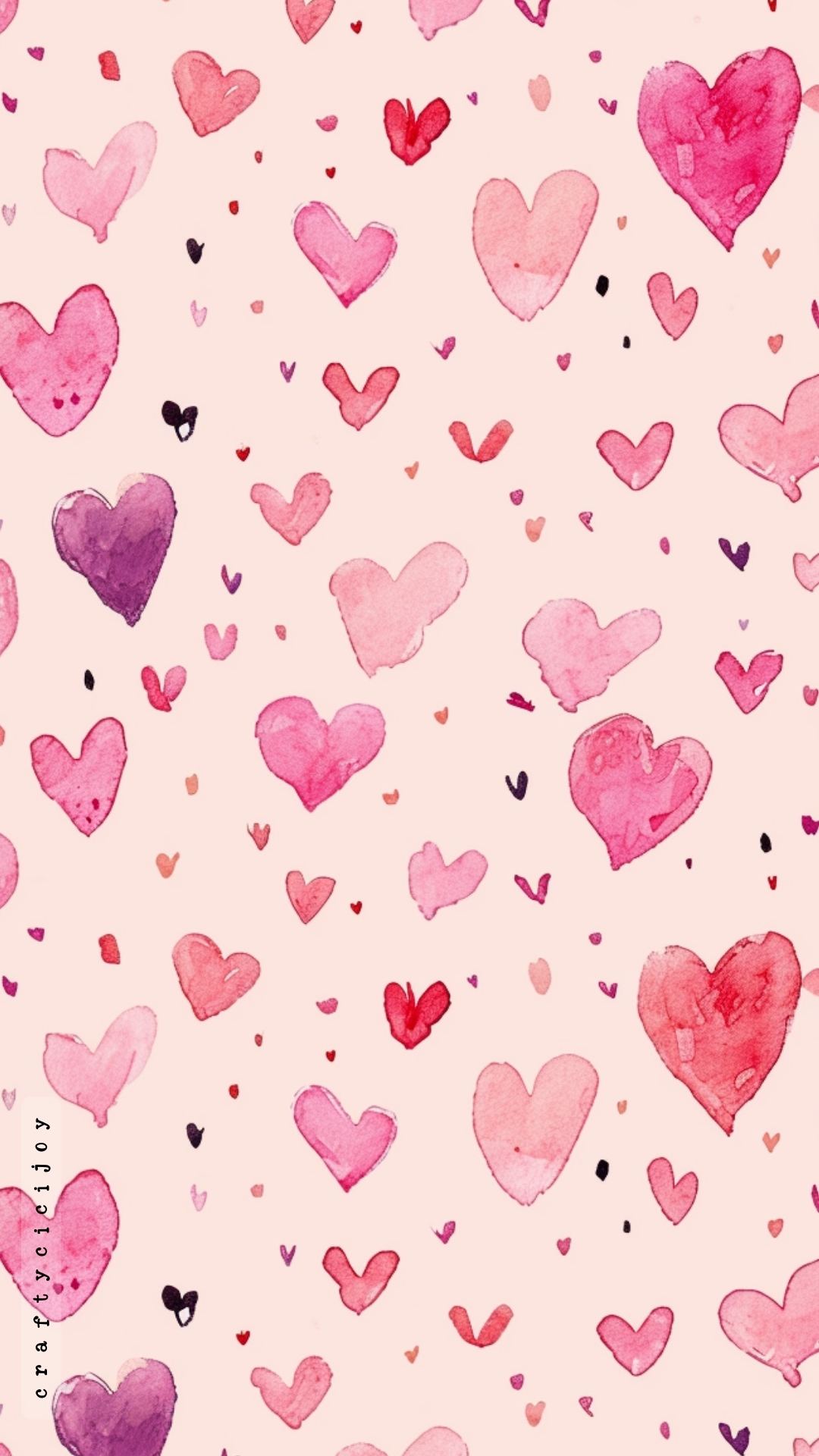 90 Cute Love Heart Phone Wallpapers - Crafty Cici Joy