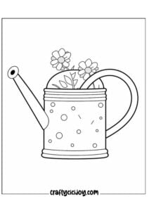 Free Cute Spring Coloring Pages: 60 PDF Printables - Crafty Cici Joy