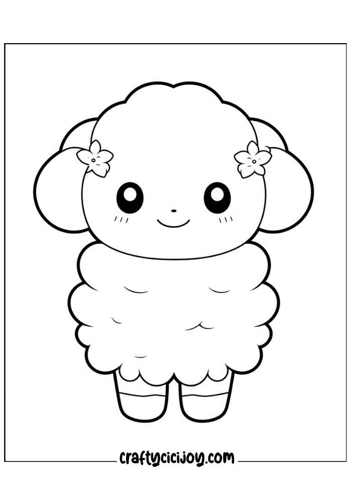 30 Free Lamb Coloring Pages