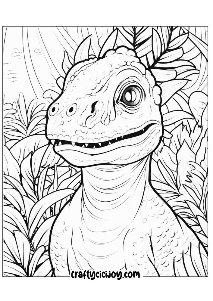free dinosaur coloring pages