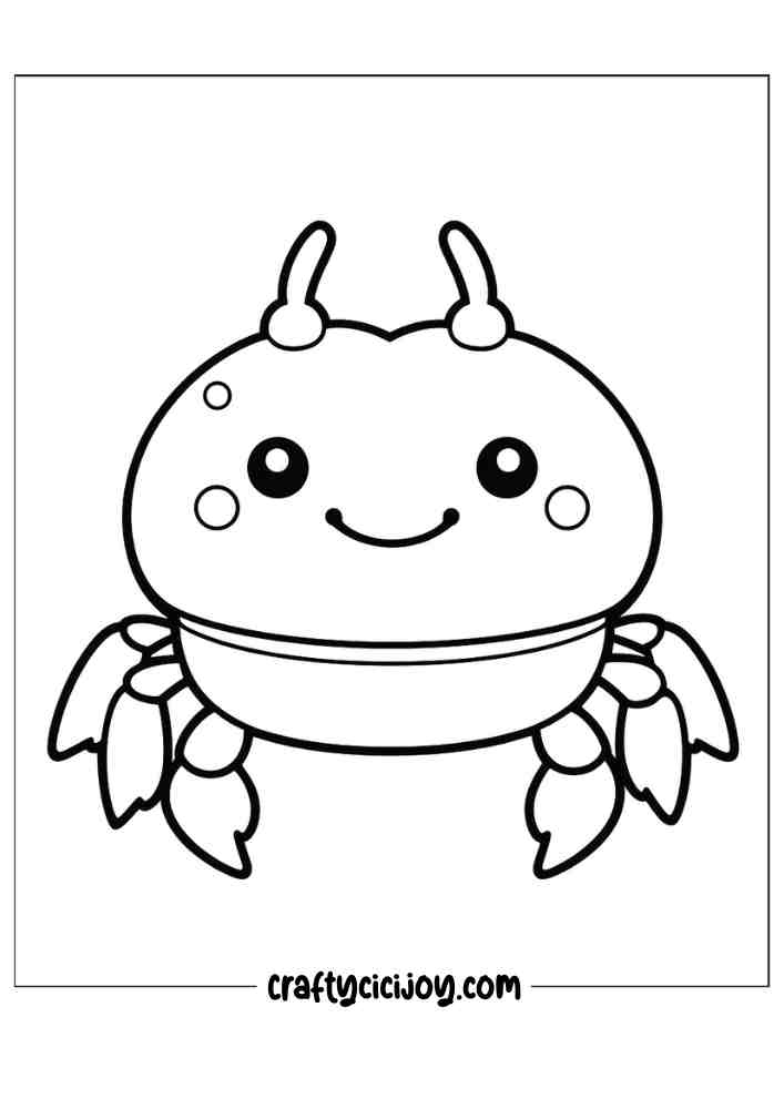 Cute summer coloring page 16