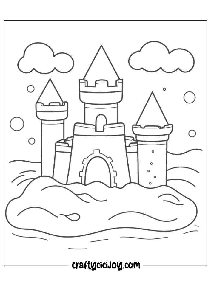 easy-sand-castle-coloring-page