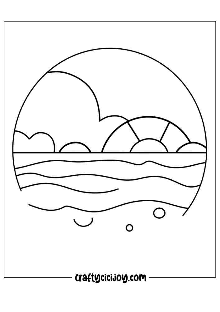summer coloring pages for kids