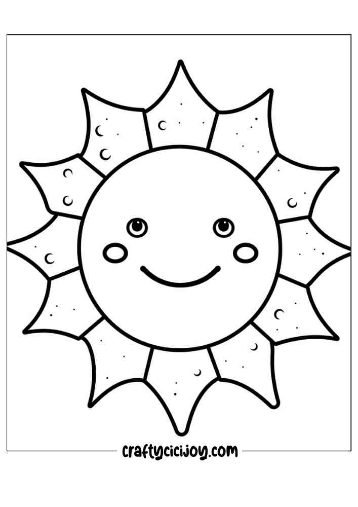 Summer Coloring Pages For Kids: Free PDF Printables - Crafty Cici Joy