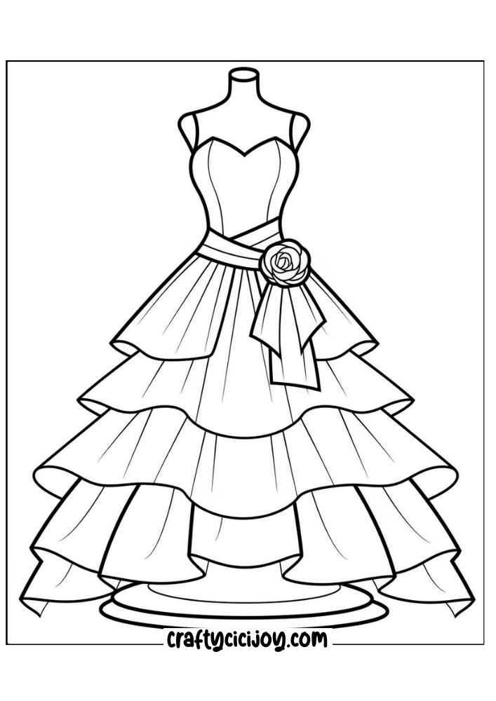 Fashion Coloring Page 106