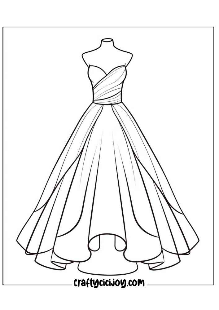 Fashion Coloring Page 112