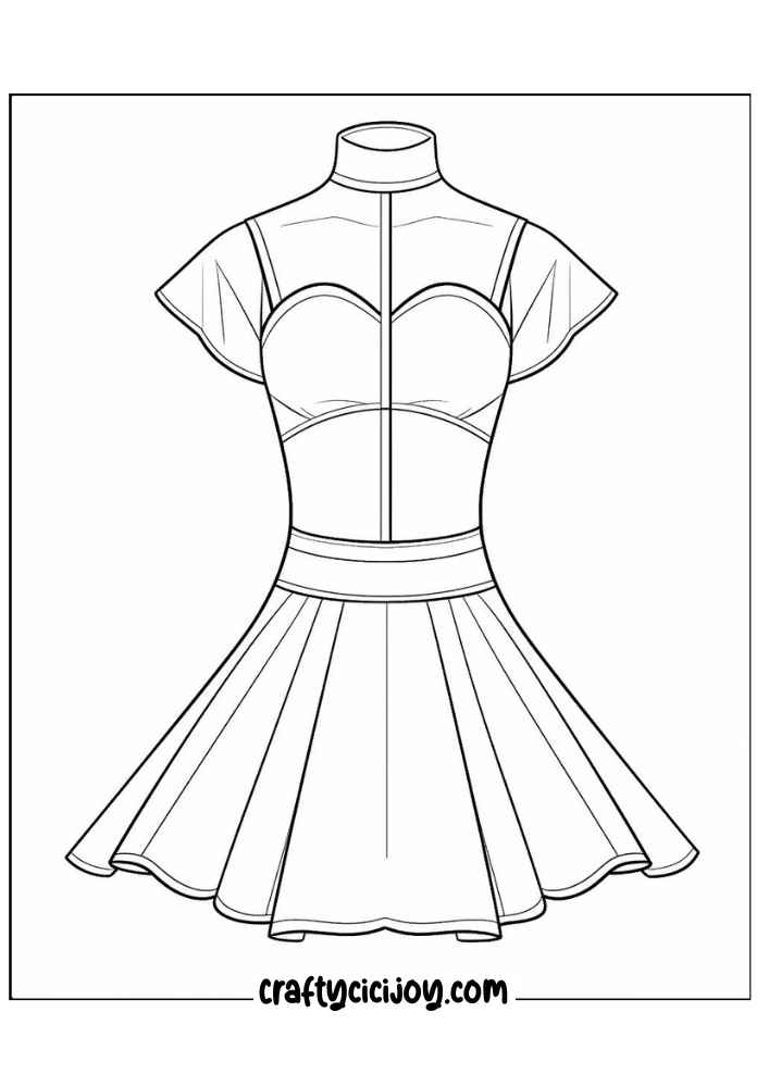 Fashion Coloring Page 113
