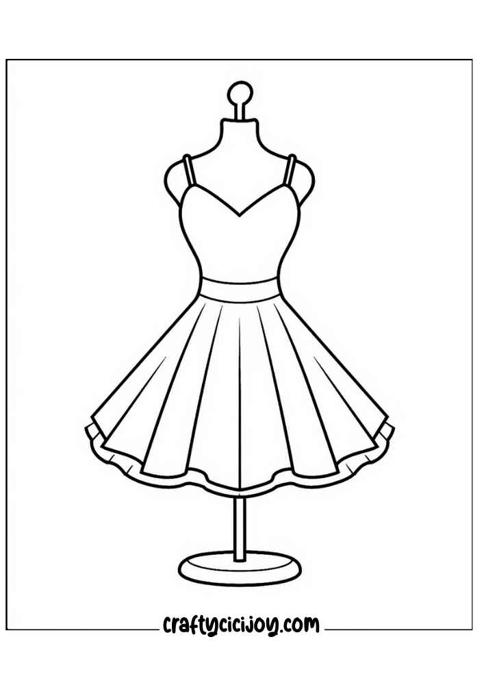 Fashion Coloring Page 118
