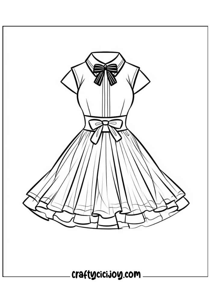 Fashion Coloring Page 12