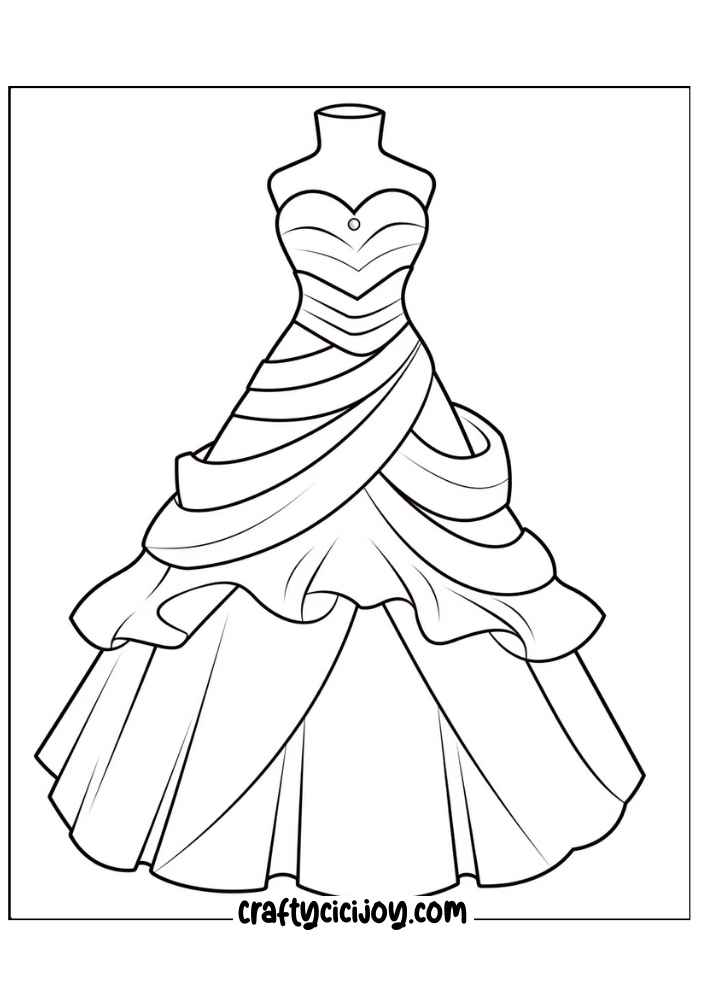 Fashion Coloring Page 121