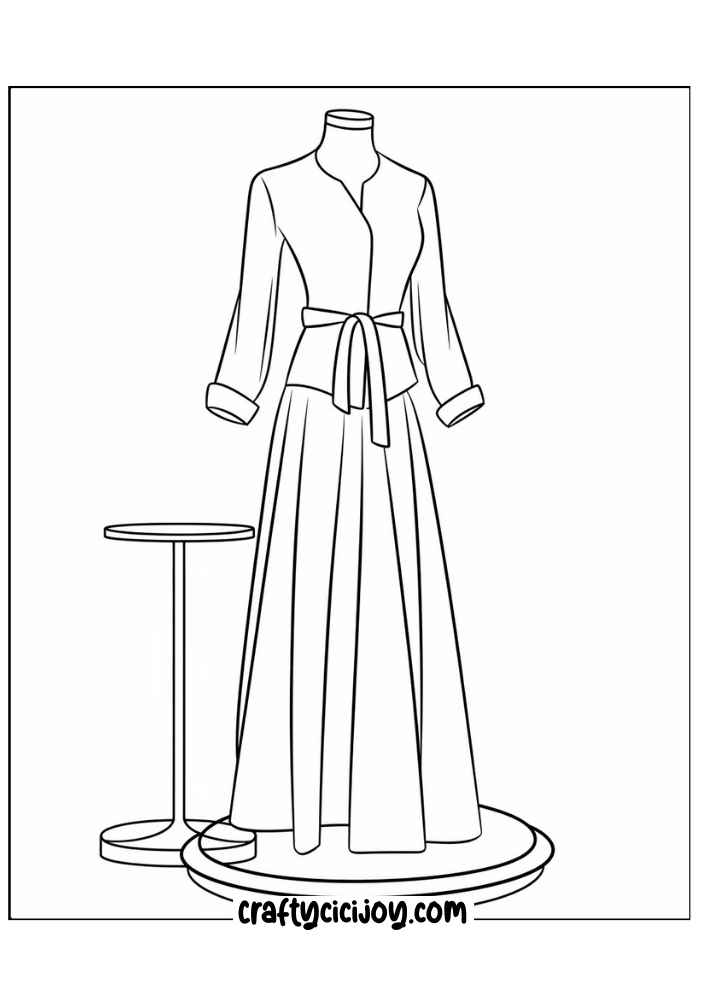 Fashion Coloring Page 126