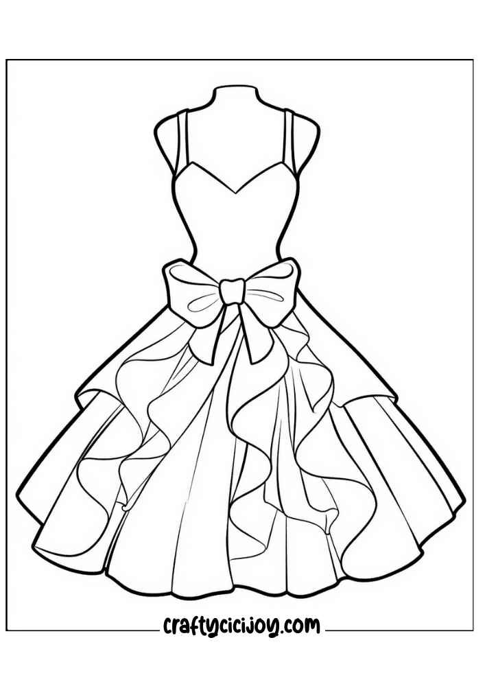 Fashion Coloring Page 17