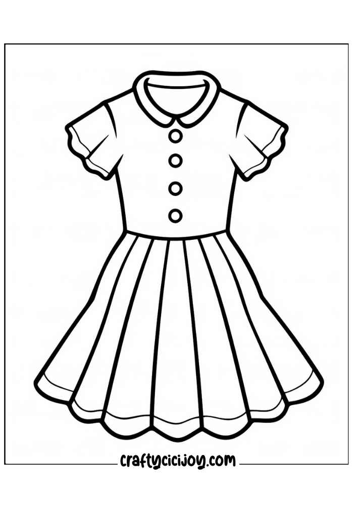 Fashion Coloring Page 18