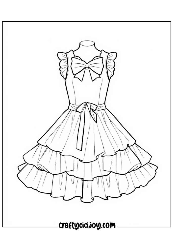 Fashion Coloring Page 2